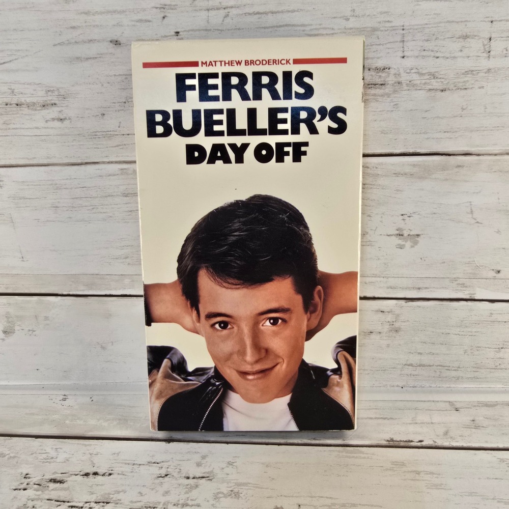 Ferris Bueller's Day Off VHS 1992 Paramount Matthew Broderick 80s Comedy 1890